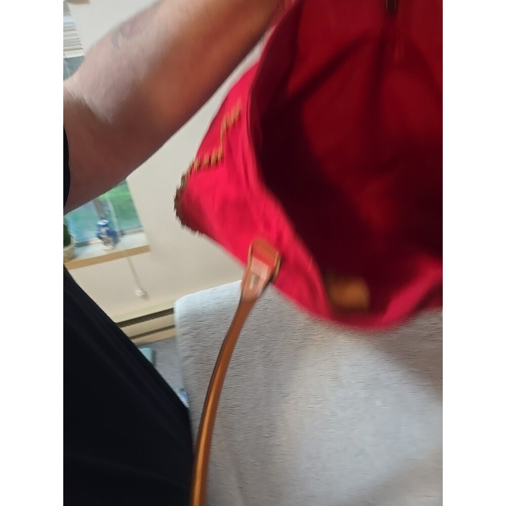 Vintage Disney Red Cotton Winnie The Pooh Tote Bag/Purse - Picture 7 of 8